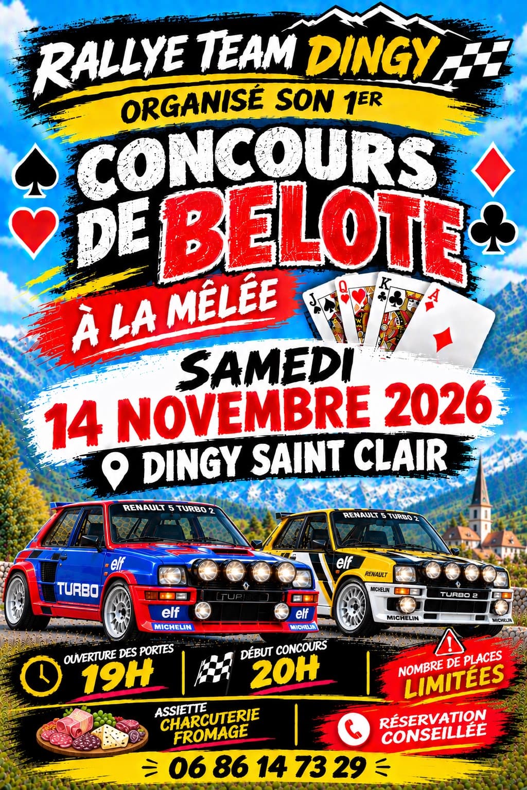Affiche Concours belote